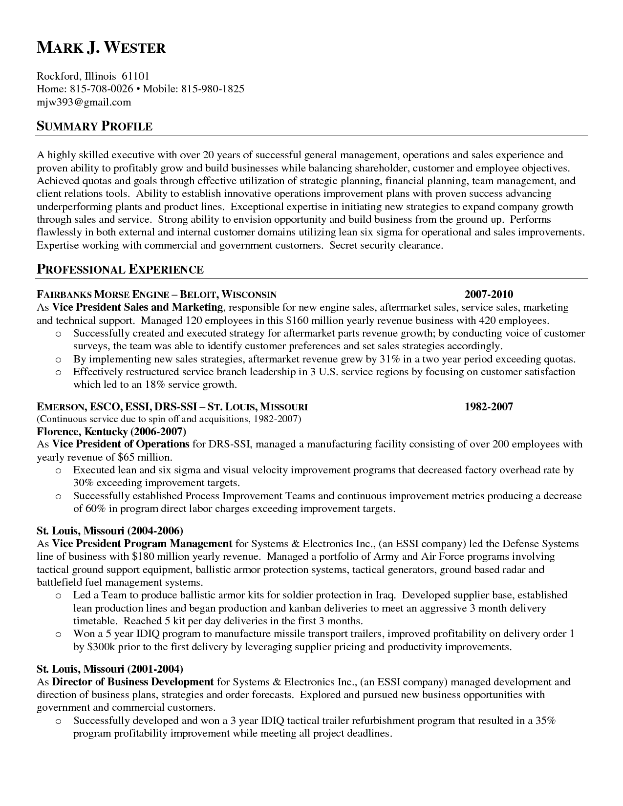 Resume Examples General Labor 
