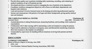 Resume Templates Nursing 