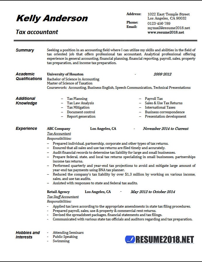 Resume Examples 2018 Customer Service 