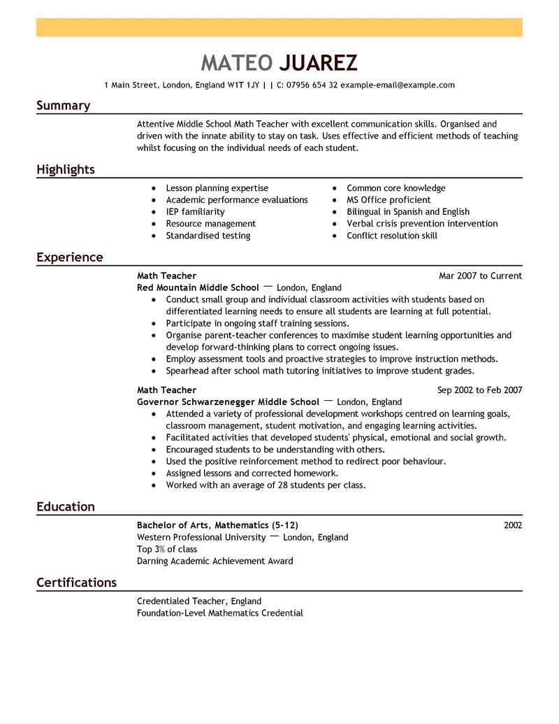 Resume Examples Indeed 