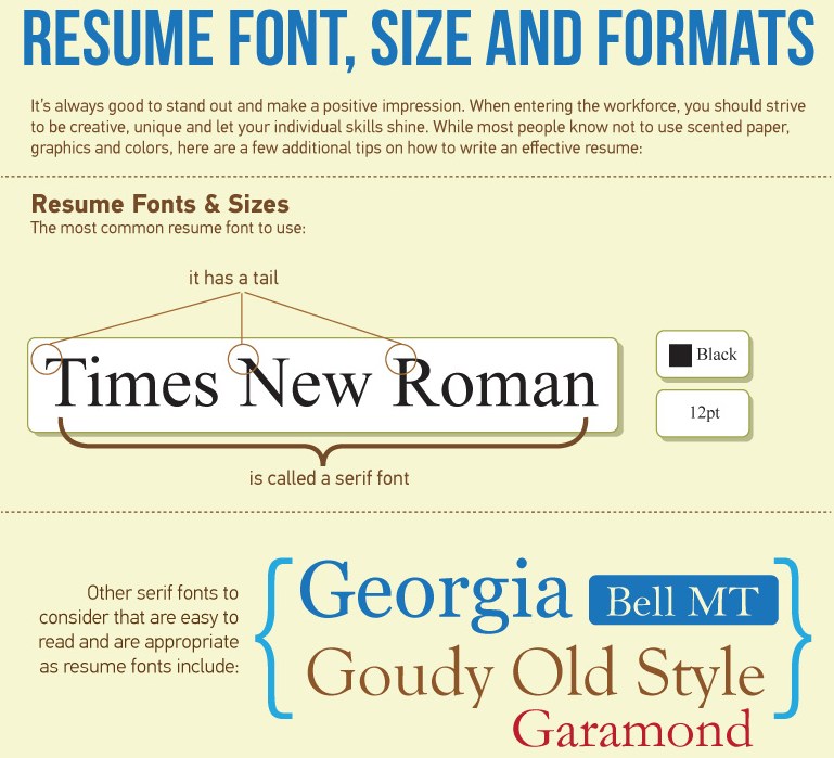 Resume Format Letter Size 