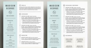2 Page Resume Templates 