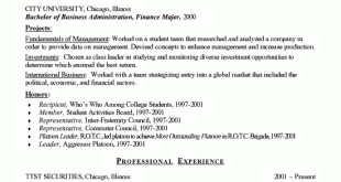 Resume Examples Student 
