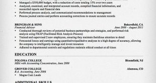 Resume Examples Accounting 