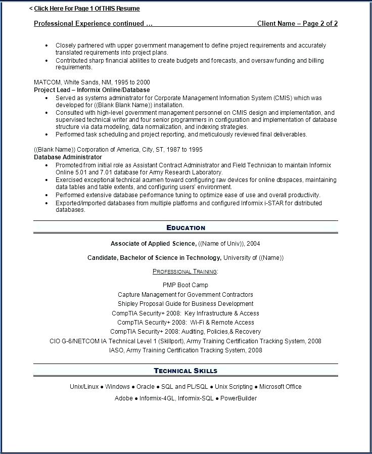 3 Page Resume Format For Freshers 