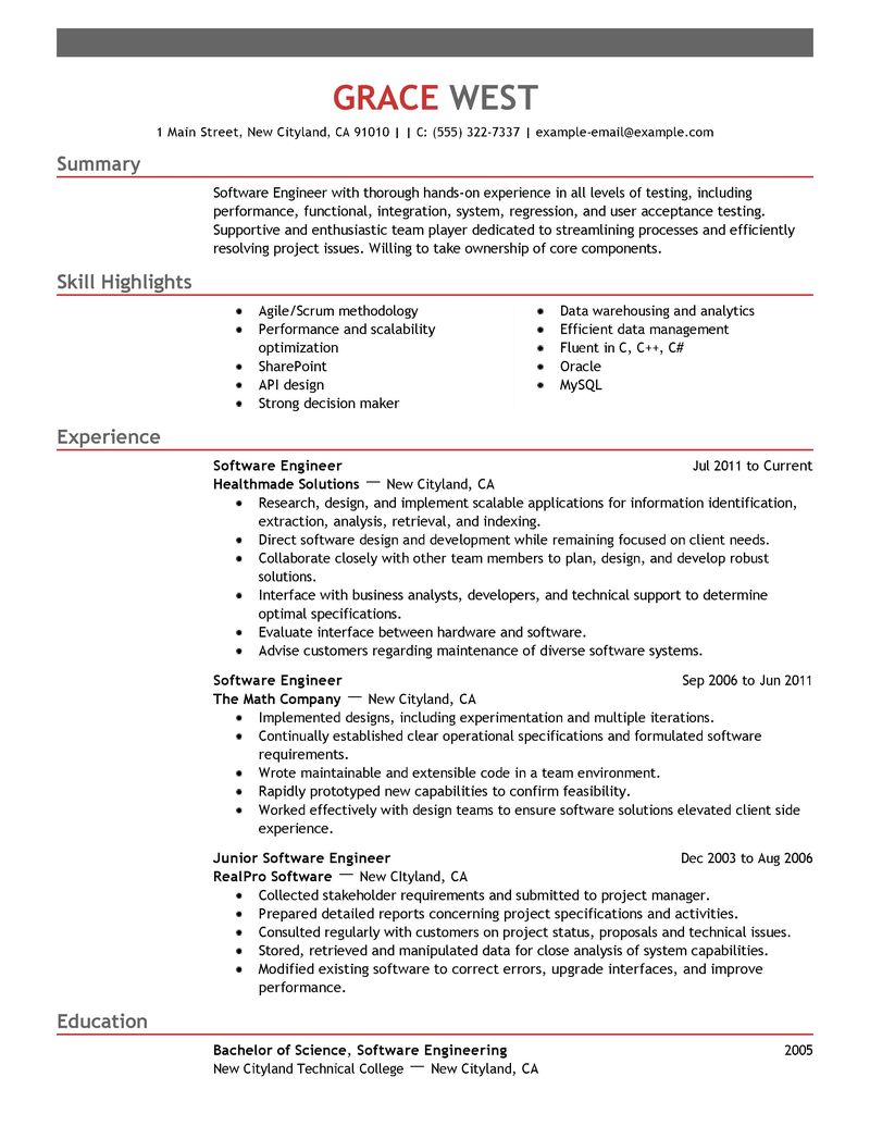 Resume Templates The Muse 