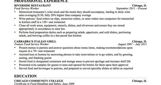 Resume Examples Of Education 