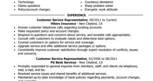 Resume Examples For Customer Service 