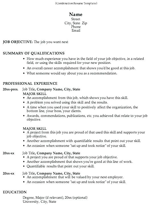 Resume Templates Jobstreet 