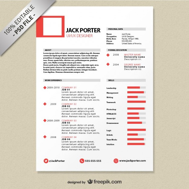 Resume Format Creative 