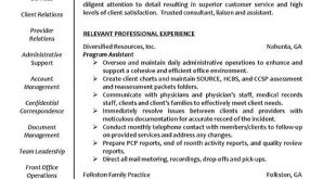 Resume Examples Healthcare 